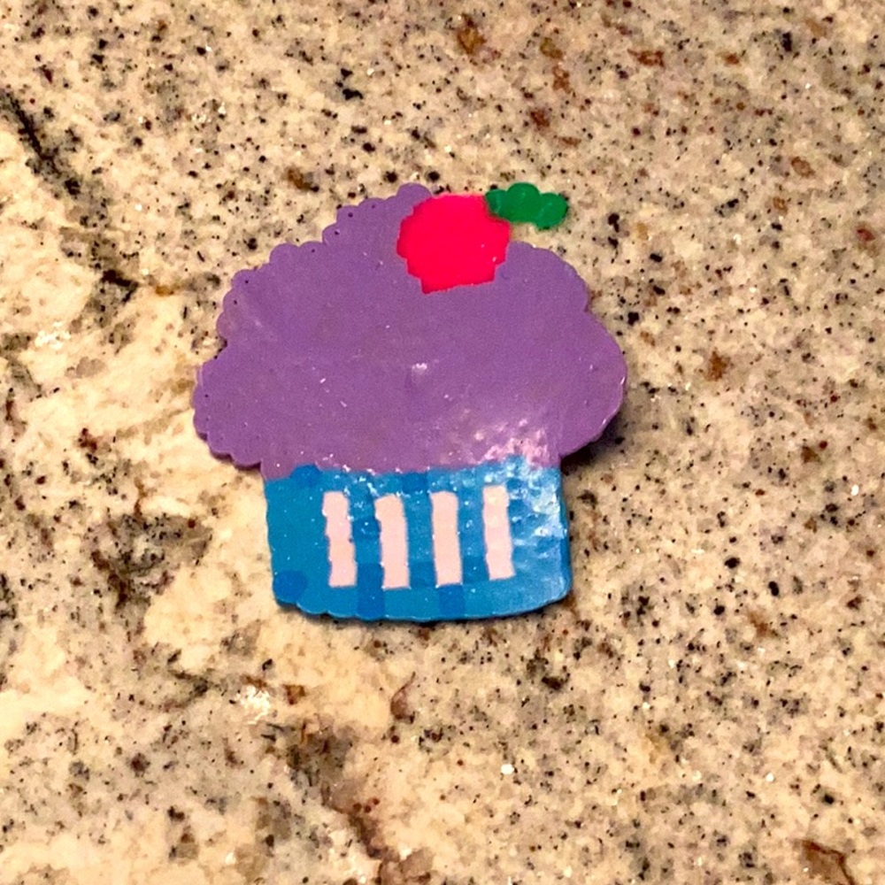 Purple Cupcake Wall art!